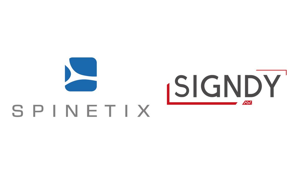 Logo des outils Spinetix et Signdy
